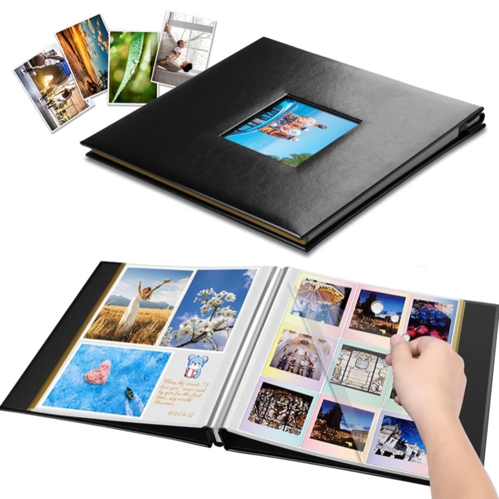 Self Adhesive Black Photo Album NWT